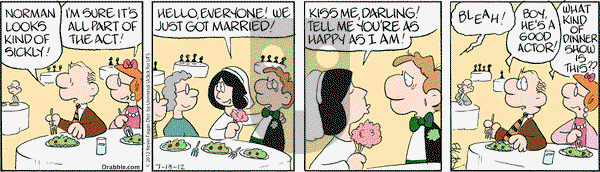 Drabble on Friday July 13, 2012 Comic Strip