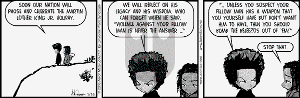 The Boondocks on Tuesday August 17, 2010 Comic Strip