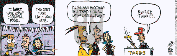 La Cucaracha on Wednesday September 26, 2007 Comic Strip