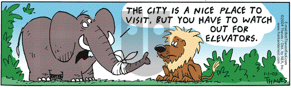 Frank and Ernest on Saturday January 1, 2005 Comic Strip