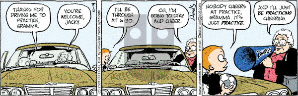 Cleats on Monday April 14, 2003 Comic Strip