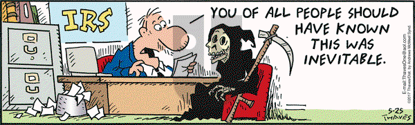 Frank and Ernest on Thursday May 25, 2017 Comic Strip