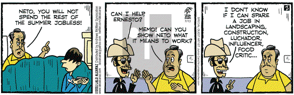 La Cucaracha on Tuesday July 13, 2021 Comic Strip