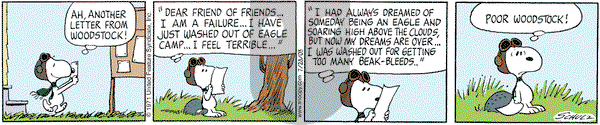 Peanuts on Monday July 28, 2003 Comic Strip