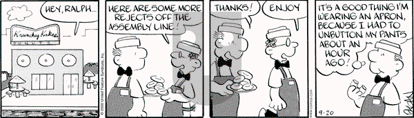 Drabble on Wednesday September 20, 2000 Comic Strip