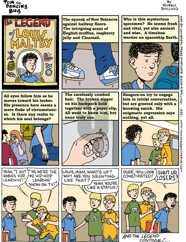Tom the Dancing Bug on Saturday January 31, 2009 Comic Strip
