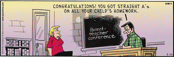 Grand Avenue on Monday March 25, 2019 Comic Strip