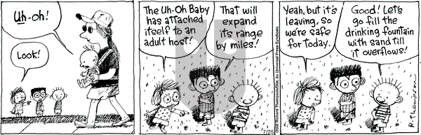 Cul de Sac on Friday July 25, 2008 Comic Strip
