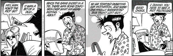 Doonesbury on Monday December 23, 2002 Comic Strip