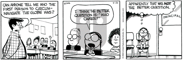 Grand Avenue on Tuesday May 20, 2003 Comic Strip