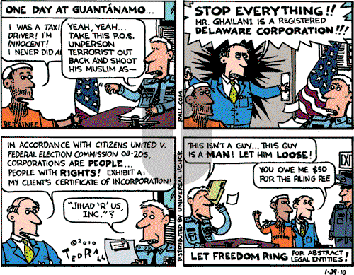 Ted Rall on Friday January 29, 2010 Comic Strip