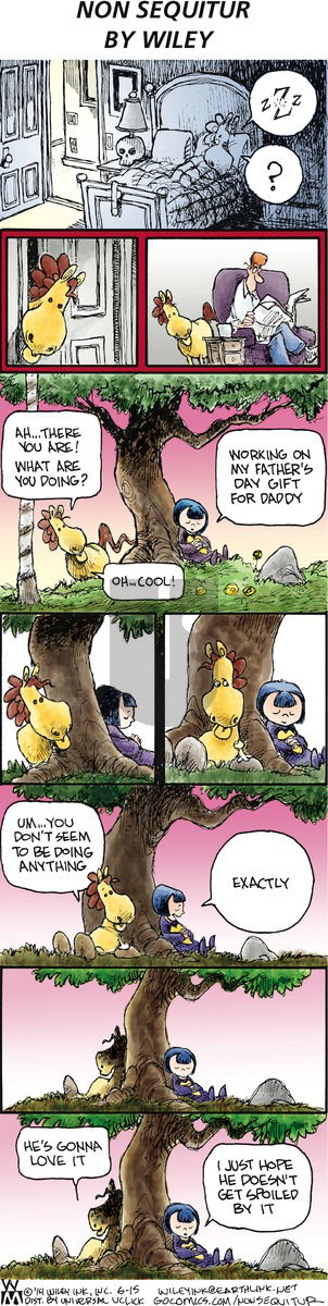 Non Sequitur on Sunday June 15, 2014 Comic Strip