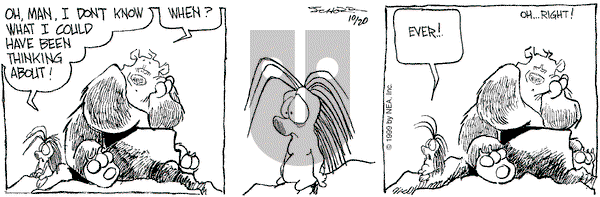 The Grizzwells on Wednesday October 20, 1999 Comic Strip
