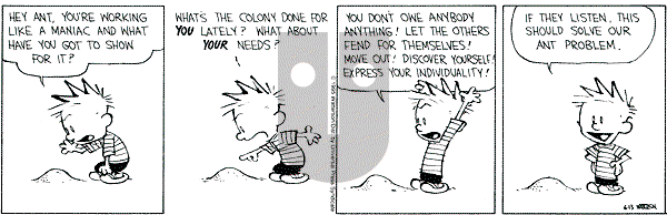 Calvin and Hobbes - Tuesday June 13, 1995 Comic Strip