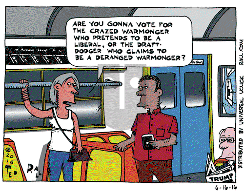 Ted Rall on Thursday June 16, 2016 Comic Strip