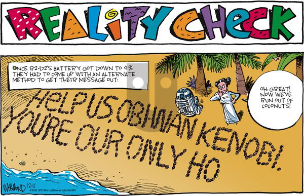 Reality Check on Sunday December 11, 2016 Comic Strip