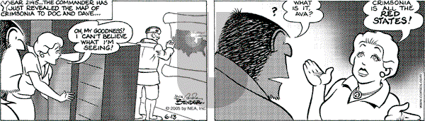 Alley Oop on Wednesday July 6, 2005 Comic Strip