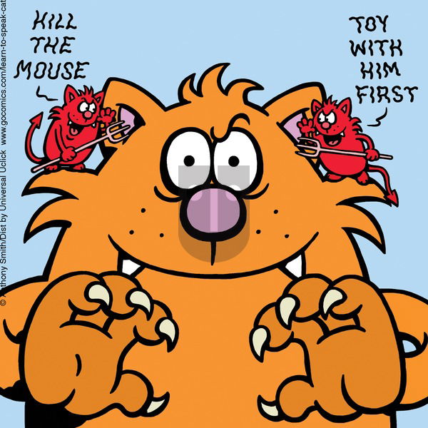 Learn to Speak Cat on Sunday March 30, 2025 Comic Strip