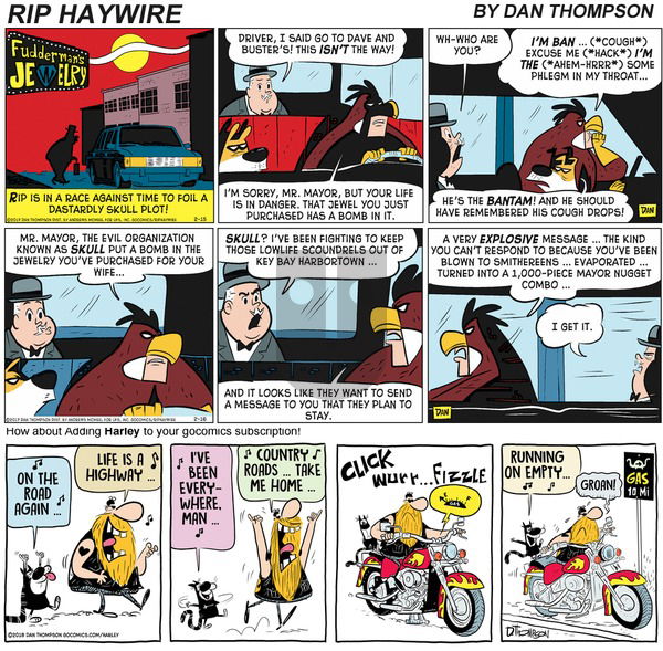 Rip Haywire on Sunday January 24, 2021 Comic Strip