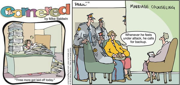 Cornered on Sunday April 18, 2010 Comic Strip