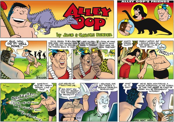 Alley Oop on Sunday September 23, 2007 Comic Strip