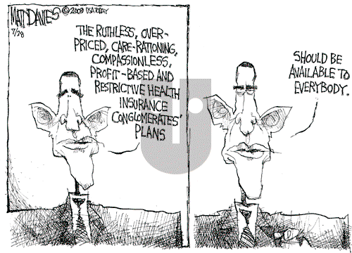 Matt Davies on Tuesday July 28, 2009 Comic Strip