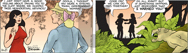 Alley Oop on Thursday October 23, 2008 Comic Strip