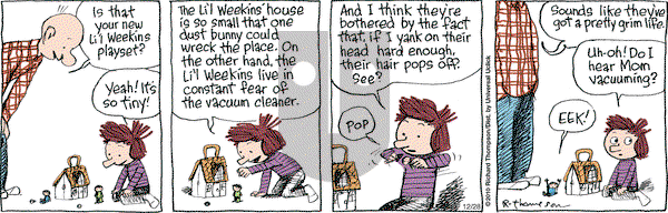 Cul de Sac on Monday December 28, 2015 Comic Strip