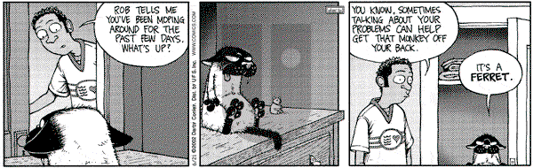 Get Fuzzy on Friday June 21, 2002 Comic Strip