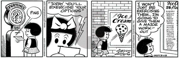 Nancy on Wednesday September 3, 2003 Comic Strip