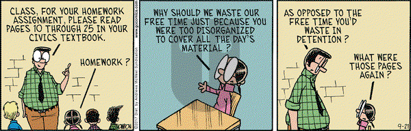 Grand Avenue on Thursday September 21, 2017 Comic Strip