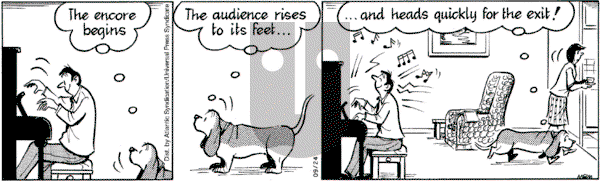 Fred Basset on Saturday September 24, 2005 Comic Strip