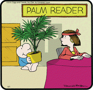 Ziggy on Friday April 1, 2016 Comic Strip
