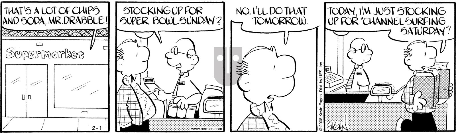 Drabble - Friday February 1, 2008 Comic Strip