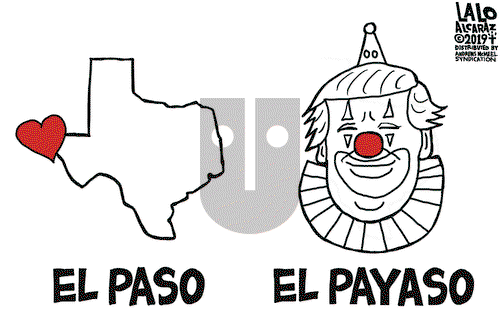 Lalo Alcaraz on Monday August 12, 2019 Comic Strip