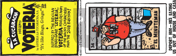 La Cucaracha on Saturday July 7, 2007 Comic Strip