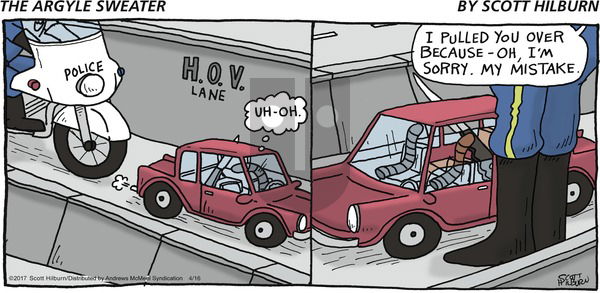 The Argyle Sweater on Sunday April 16, 2017 Comic Strip