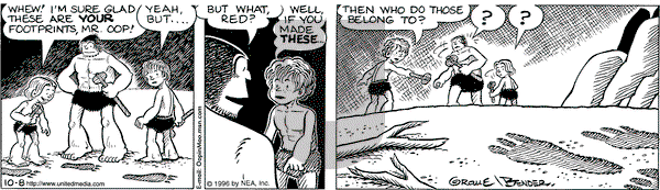 Alley Oop on Tuesday October 8, 1996 Comic Strip