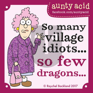 Aunty Acid on Friday April 28, 2017 Comic Strip