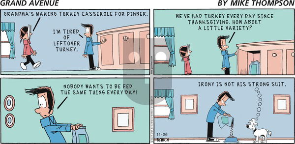 Grand Avenue on Sunday November 26, 2023 Comic Strip