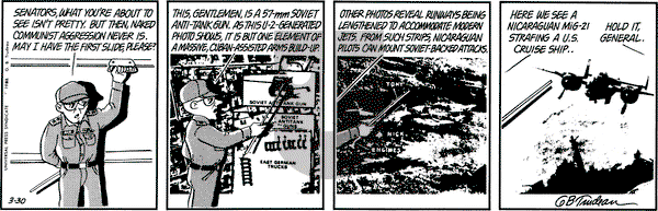 Doonesbury on Tuesday March 30, 1982 Comic Strip