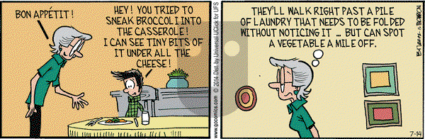 Grand Avenue on Monday July 14, 2014 Comic Strip