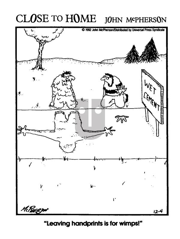 Close to Home on Sunday December 4, 1994 Comic Strip