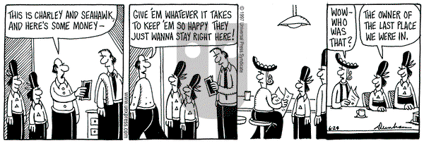 Overboard on Wednesday July 9, 1997 Comic Strip