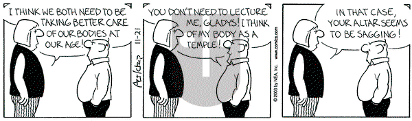 The Born Loser on Friday November 21, 2003 Comic Strip