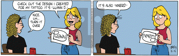 Luann on Thursday August 19, 2004 Comic Strip