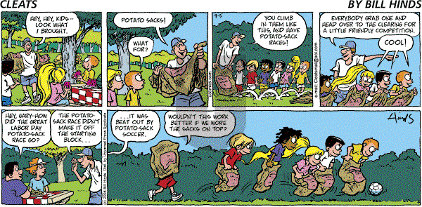 Cleats - Sunday September 5, 2004 Comic Strip