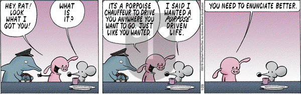 Pearls Before Swine on Monday January 29, 2018 Comic Strip