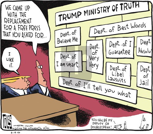 Tom Toles on Sunday June 19, 2016 Comic Strip