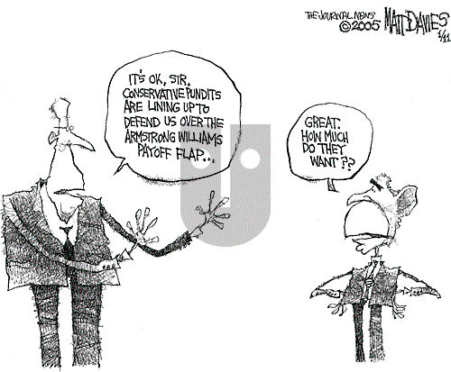 Matt Davies on Monday January 10, 2005 Comic Strip